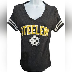 NFL Team Apparel. Steelers Football Team T-shirt. Short Sleeve